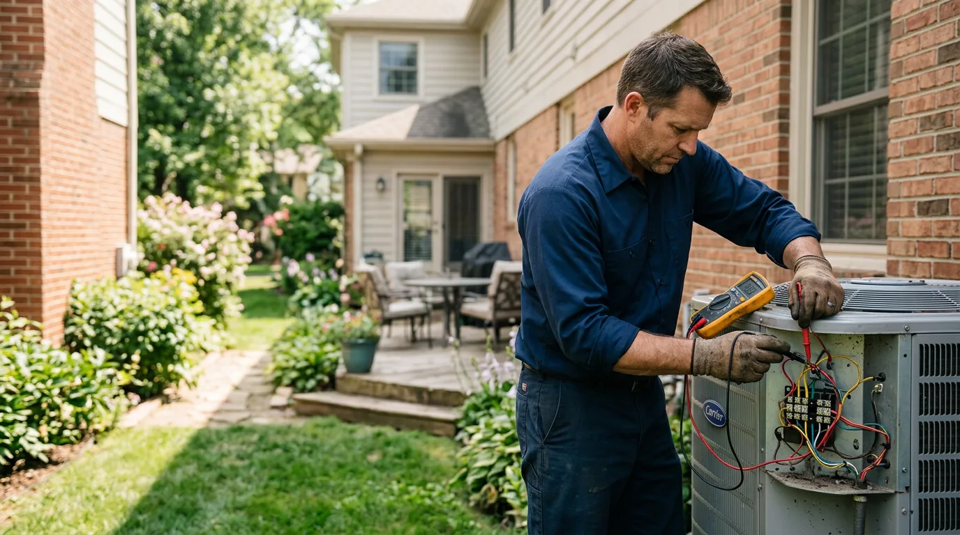 HVAC technician working near Bolivia, NC